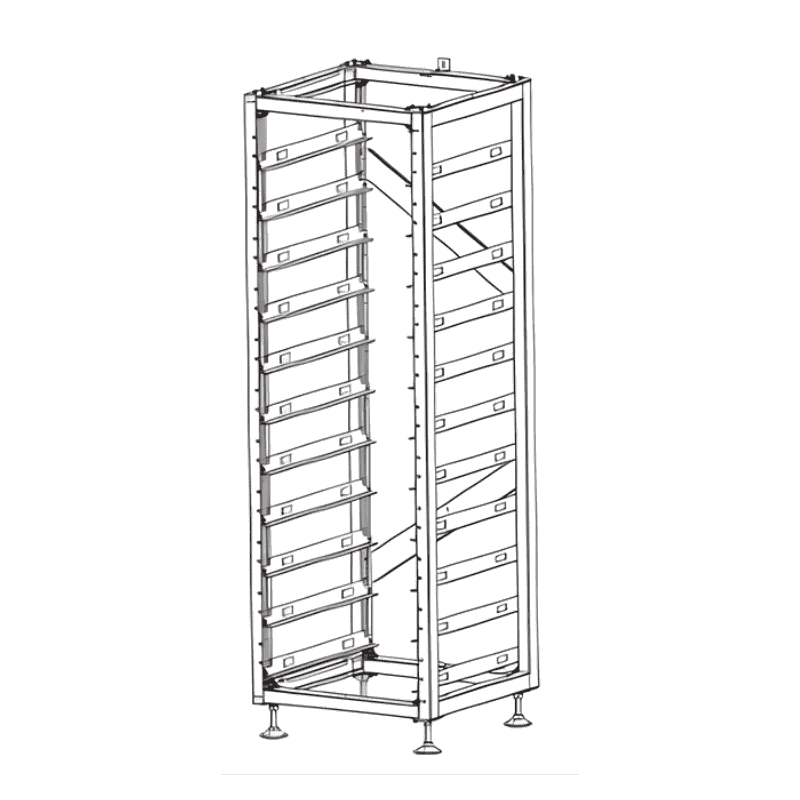 Rack BOS-A pentru 11 module, Deye