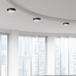 8W Aplică LED Ovală Corp Negru Alb cald IP66