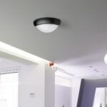 8W Aplică LED Ovală Corp Negru Alb cald IP66 - Image 2