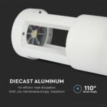 10W LED Lampă Corp Alb 25cm Înălțime Cip CREE 4000K - Image 5