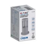 10W LED Lampă Corp Gri 25cm Înălțime Cip CREE 3000K - Image 3