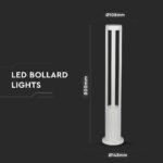 10W LED Lampă Corp Alb 80cm Înălțime Cip CREE 3000K - Image 4