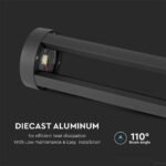 10W LED Lampă Corp Negru 80cm ÎnălțimeCip CREE 5000K - Image 5
