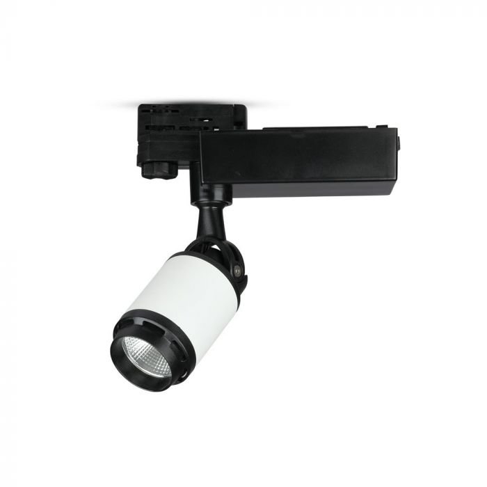 10W Lampă LED pe șină Corp Negru/Alb Alb rece