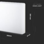 25W Aplică LED SAMSUNG Cip Făra Ramă Pătrat 3000K IP44 100lm/W - Image 5