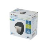 3W Lampă LED pentru trepte Corp Negru rotund Alb natural - Image 2