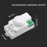 Senzor Microwave Alb functie manuală de anulare - Image 3