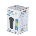 1W Lampă de Alee LED Neagră 2 Direcții 6500K - Image 2