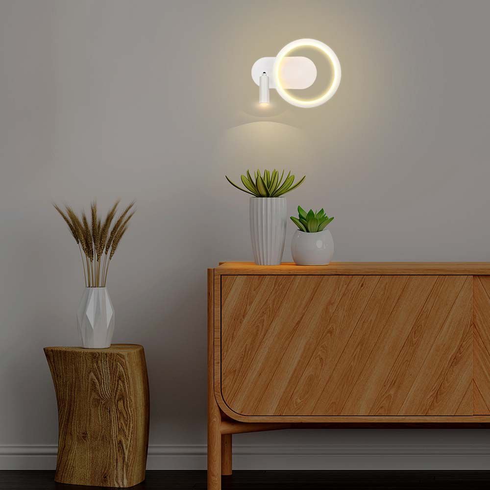 14W LED Designer Lumină de Perete 250*100*180mm Corp Alb 3000K