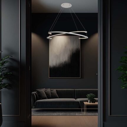 48W LED Designer Corp Suspendat 800*1200mm Dimabil 4000K Alb