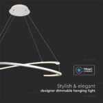48W LED Designer Corp Suspendat 800*1200mm Dimabil 4000K Alb - Image 5