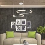 48W LED Designer Corp Suspendat 1100*800*1200mm Dimabil 3000KAlb - Image 2