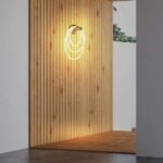 36W-LED Lumină de Perete -35*18*50CM-Corp Auriu