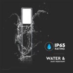Bollard Lamp 10W LED Cip SAMSUNG Corp Negru IP65 3000K - Image 5