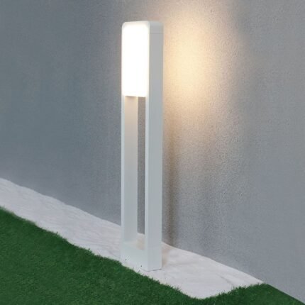 Bollard Lamp 10W LED Cip SAMSUNG Corp Alb IP65 3000K
