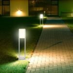 Bollard Lamp 10W LED Cip SAMSUNG Corp Alb IP65 3000K - Image 2