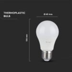 Bec LED SAMSUNG Chip 12W E27 A60 Dimabil 6400K - Image 4