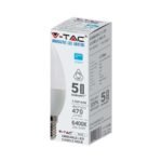 Bec LED SAMSUNG Chip 5.5W E14 Dimabil Lumânare 6400K - Image 4