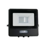 10W Proiector LED cu Senzor PIR Cip SAMSUNG Corp Negru 3000K