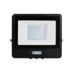 30W Proiector LED cu Senzor PIR Cip SAMSUNG Corp Negru 3000K