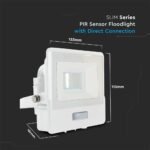 10W Proiector LED cu Senzor PIR Cip SAMSUNG Corp Alb 6500K - Image 4