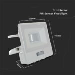 10W Proiector LED cu Senzor PIR Cip SAMSUNG Corp Alb 4000K 1M Cable - Image 4