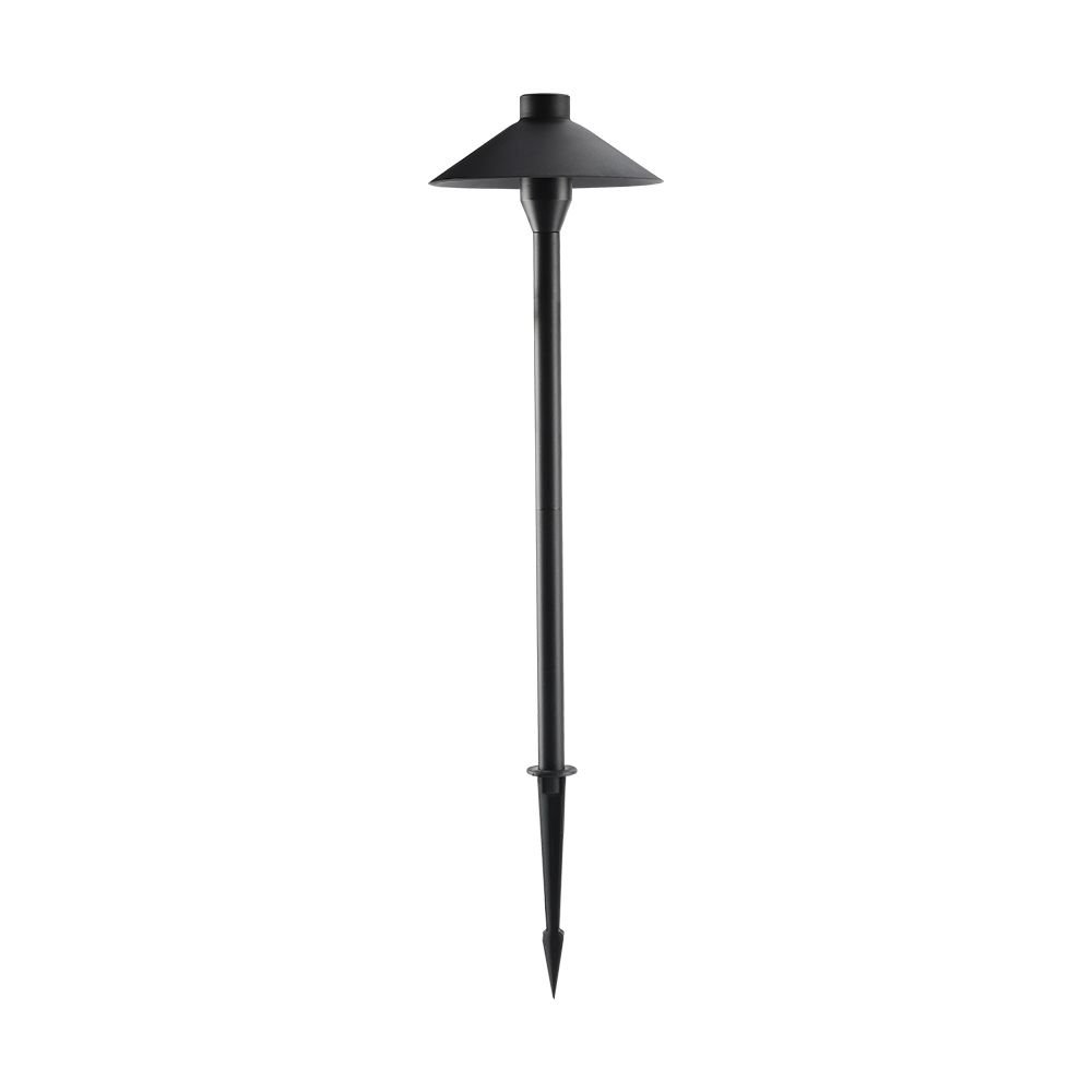 7W LED Lumină de gradină Stâlp/Țep Corp Negru IP65 4000K