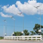 LED Lampă Stradală Solară Cip SAMSUNG 50W Corp Alb 6000K - Image 2
