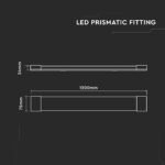 30W Grill Fitting LED Plastic Conector rapid & Cablu 60cm 155 lm/W 4000K - Image 5