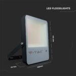 50W Proiector LED SMD SAMSUNG Chip Corp Negru 6500K 160 lm/W - Image 3