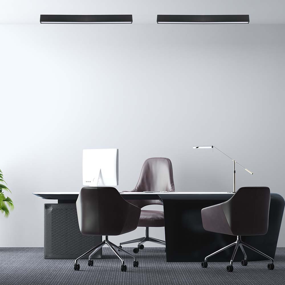 Lampă Lineară LED SAMSUNG 40W Aplicat Corp Negru 6400K