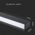 Lampă Lineară LED SAMSUNG 40W Aplicat Corp Negru 6400K - Image 4