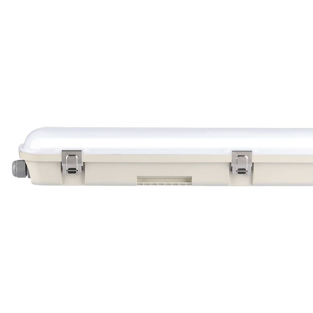 Lampă LED Rezistentă la Apă Cip SAMSUNG 150CM 36W Senzor Aspect Lăptos + SS Clips 6400K