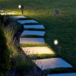 3*1.2W LED Solar Spike Corp Negru 3000K IP65