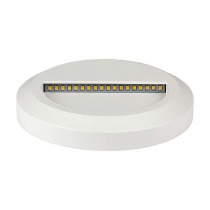 2W LED Lumină pentru Treaptă Corp Alb Rotund 4000K