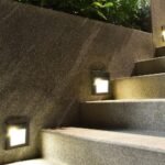 2W LED Lumină pentru Treaptă Corp Negru Pătrat 3000K - Image 2