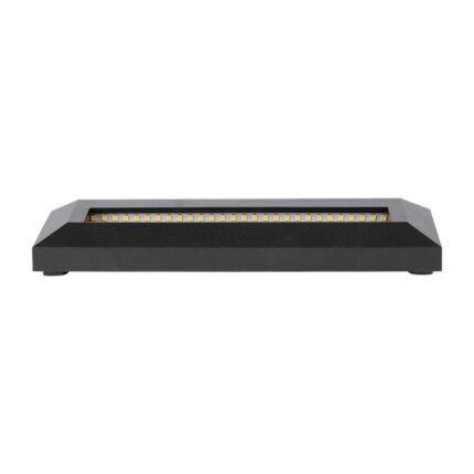 3W LED Lumină pentru Treaptă Corp Negru Dreptunghiular 4000K