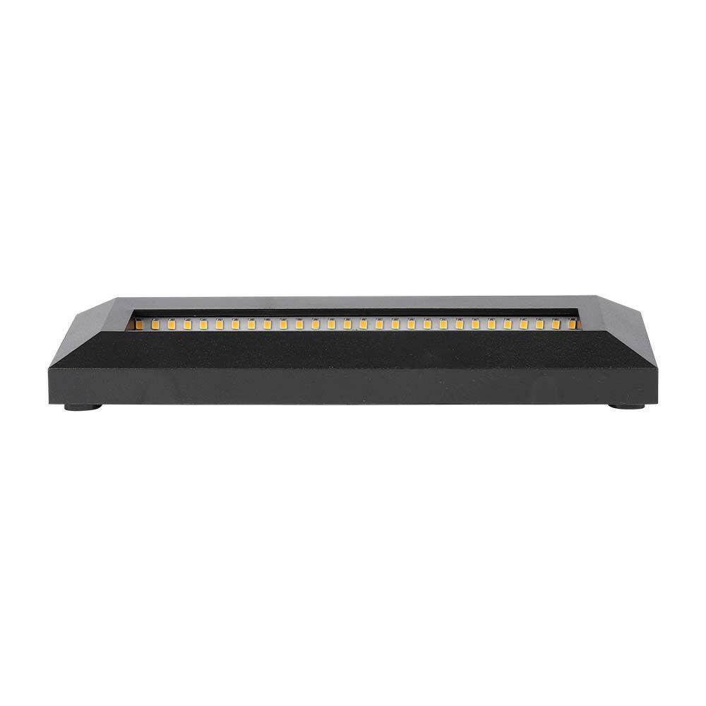 3W LED Lumină pentru Treaptă Corp Negru Dreptunghiular 4000K