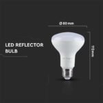 Bec LED Cip SAMSUNG 11W E27 R80 Plastic 4000K - Image 4