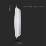 30W-60W-30W Plafonieră LED Designer Cu Telecomandă Culoare Interschimbabilă Dimabil Înstelat - Image 4