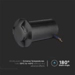 1W LED Lumină pentru Treaptă Negru 4Direcții 3000K - Image 5