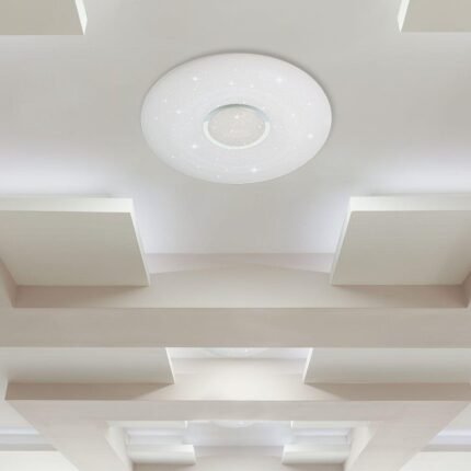 20W-40W-20W Plafonieră LED Designer Cu Telecomandă CCT Culoare Interschimbabilă Φ350  Rotund