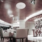 20W-40W-20W Plafonieră LED Designer Cu Telecomandă CCT Culoare Interschimbabilă Φ350  Rotund - Image 2