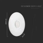 20W-40W-20W Plafonieră LED Designer Cu Telecomandă CCT Culoare Interschimbabilă Φ350  Rotund - Image 4