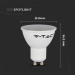 Spot LED 4.5W GU10 SMD Plastic Alb Aspect Lăptos 4000K - Image 3