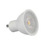 Spot LED Cip SAMSUNG GU10 6W  Ripple Plastic 110°D 3000K