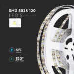 Bandă LED SMD3528 120 LEDs High Lumen 6400K IP20 - Image 5