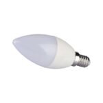 Bec LED Cip SAMSUNG 5.5W E14 C37 Plastic Dimabil Lumânare 3000K