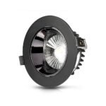 LED Downlight Cip SAMSUNG 20W COB cu Reflector Carcasă Neagră 3000K