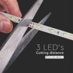 Bandă LED SMD3528 60LED Galbenă IP20 3.2W/m - Image 4